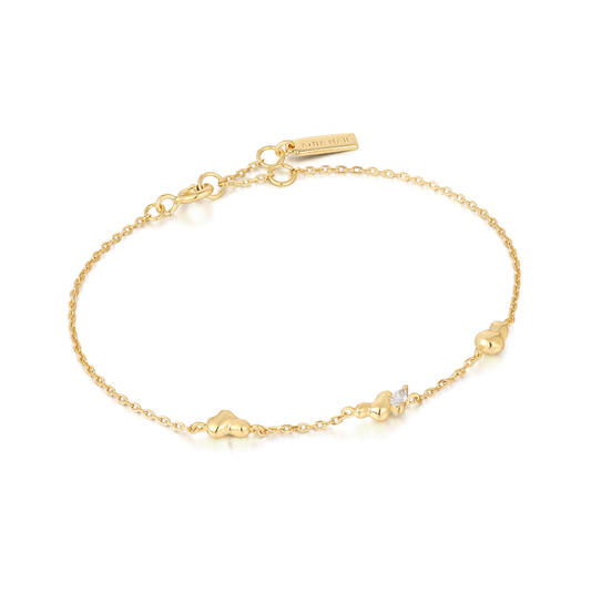 Gold Twisted - Bracelet - 16,5 - 18,5cm